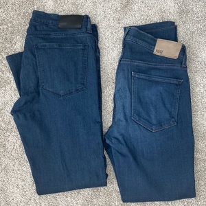 (2) PAIGE Federal Slim Straight, Sz 31